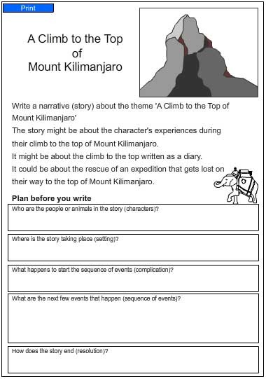 A Climb To The Top Of Mount Kilimanjaro English Skills Online