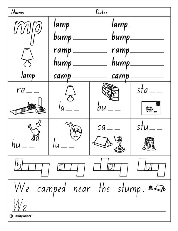 Final Consonant Blends Mp Word Search Teaching Resour - vrogue.co